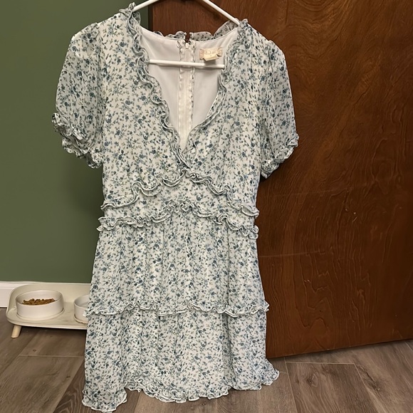 Floral Ruffle Dress - Picture 1 of 3